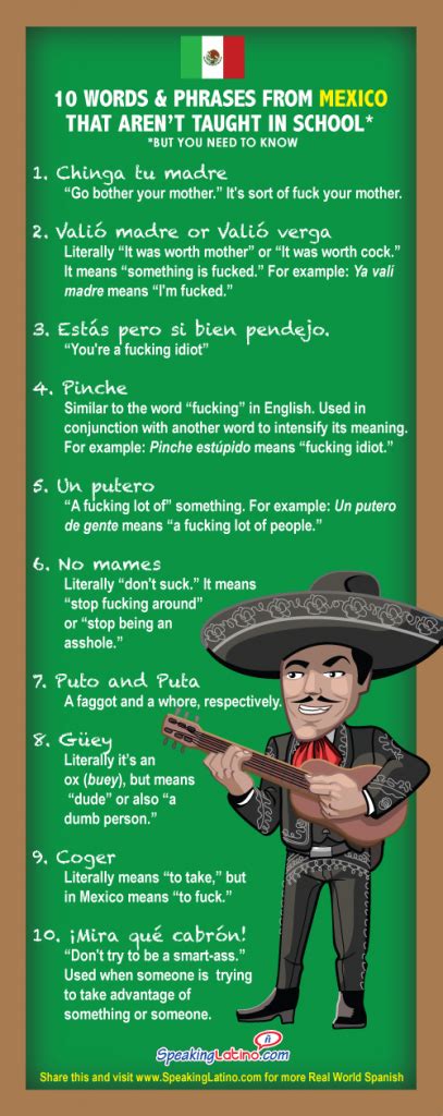 mexican insults slang